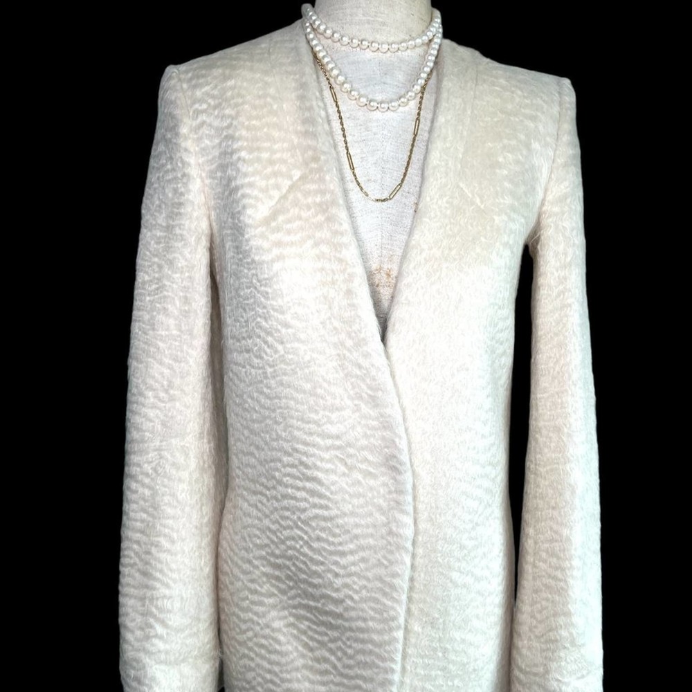 EDUN White Alpaca Wool Formal Blazer - RARE